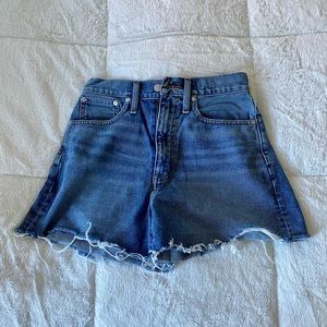 madewell denim shorts